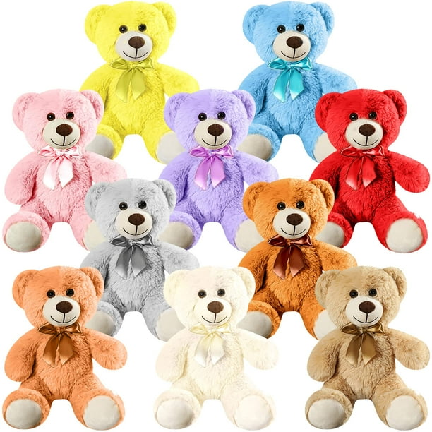 Peluches de peluche Skylety Bears de 25 a 35 cm, 10 unidades