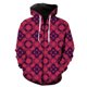 thumbnail image 1 of Sudadera con capucha estilo retro étnico exótico para hombre, con cremallera, estilo hip hop, unisex, informal, de gran tamaño, estilo Harajuku, divertida, 1 of 6