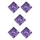 thumbnail image 1 of Sonducket Pañuelo Ropa a juego Head Wrap Bufanda DIY Crafting Cuadrado Moda Bandanas Compras Púrpura Púrpura 5piezas, 1 of 6
