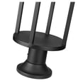 thumbnail image 3 of 8W 1 Led Outdoor Pier Mount Light With Round Base In Modern Style-23.75 Inches Tall And 7.25 Inches Wide Z-Lite 517Phm-553Pm-Bk-Led, 3 of 7