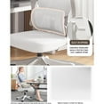 Ergonomic Mesh Office Chair - Adjustable Height Swivel Task Chair With Lumbar Support, Orange