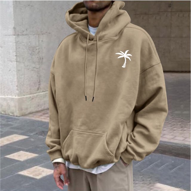 Sudadera con capucha para hombre, sudadera con capucha con letras estampadas, jersey de manga larga, sudadera con capucha para hombre, abrigo de poliéster