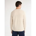 thumbnail image 4 of Free Assembly Men’s Cozy Yarn Textured Sweater with Long Sleeves, Sizes S-3XL, 4 of 5