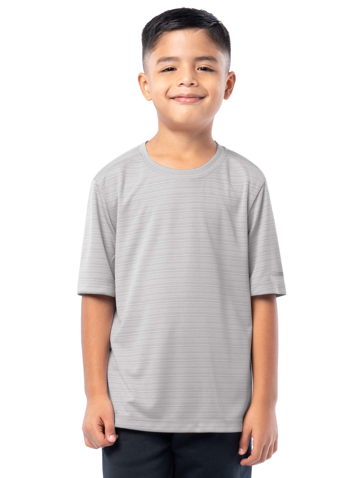 Athletic Works Boy's Performance Tees, 2-Pack, Sizes 4-18