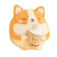 thumbnail image 2 of Adorable Corgi Doll Plush Mini Animal Charactors Suitable For Home Office Bedroom Decoration, 2 of 4