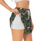 thumbnail image 1 of Balery Flamingos And Palm Leaves Pantalones cortos deportivos para mujer con forro y dos bolsillos, elásticos, para entrenamiento, gimnasio, yoga-Large, 1 of 7