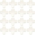 thumbnail image 1 of 1 caja de 36 cuentas de piedra pequeñas de cuarzo para rosario de Pascua, piedras preciosas naturales, mini cruces transparentes, cuentas espaciadoras a granel, 1 of 9