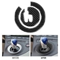 thumbnail image 1 of Panel 2Pcs Gear  Box Panel Cover Carbon Fiber Trim Decor Fit for Prius 2012-2015 LHD, 1 of 8