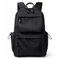 thumbnail image 1 of Mochila de moda Bolsas impermeables Bolsa de viaje de gran capacidad Bolsillos múltiples con puerto de carga USB (negro), 1 of 5