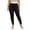 Black, variant on Lutiedan Plus Size Yoga Pants for Women High Waisted Stretchy Active Legging Casual Comfy Workout Jogger with Drawstring XL-4XL