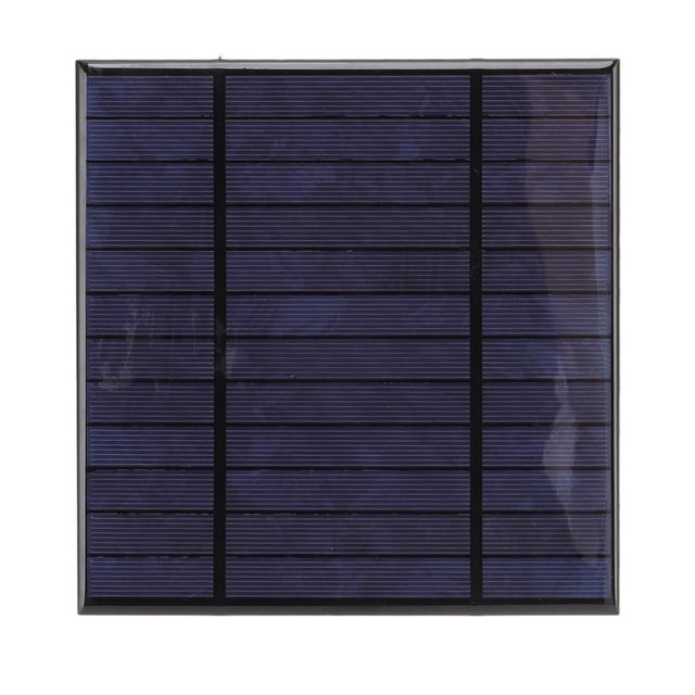 Cargador de panel solar de 6 V y 4,5 W con superficie de polisilicio epoxi, mini panel solar para lámparas solares de césped y de pared.