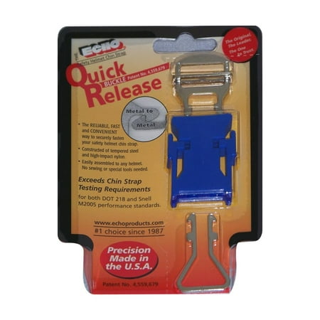 Echo Quick Release Buckle for Motorcycle Helmets AC1201Blue, Motorcycle Parts By Jafrum From