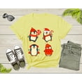 thumbnail image 4 of Cute Christmas Penguins Candy Canes Mittens Xmas Art Design T-Shirt Penguin Lover Gift T Shirt for Men Women Kids Boys Girls Graphic TShirt, 4 of 8