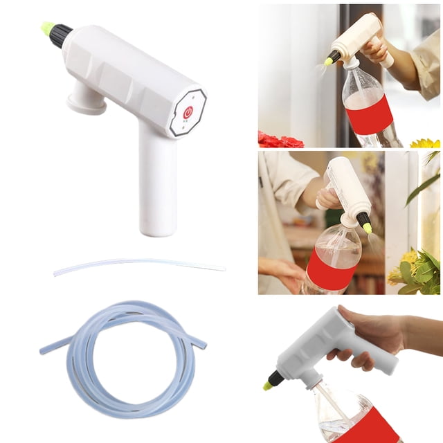 Rociador Eléctrico para Jardín Regadera Manual Recargable Por USB 2 Modos Pulverización