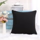 thumbnail image 4 of Funda de cojín para Sofá uxcell Funda de almohada negra 45cm x 45cm, 4 of 8