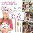 thumbnail image 6 of Rzvnmko Cooking and Baking Set,Kids Chef Set, Apron for Little Girls, Kids Age 3-10, Multicolor, 6 of 8