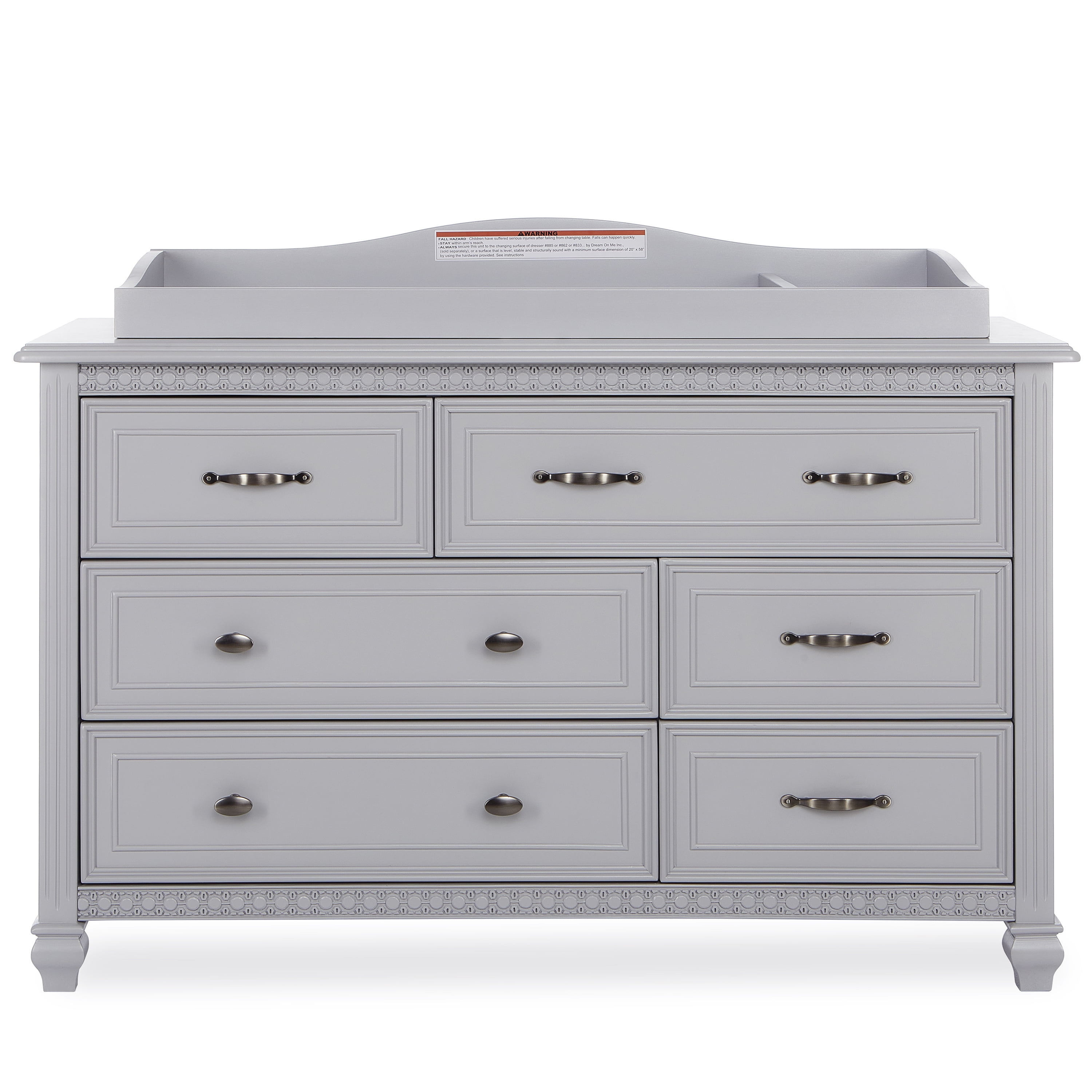 Evolur Changing Tray, Silver Shimmer