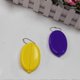 thumbnail image 3 of Small Oval Coin Purse Holds Change Mini Coin Purse Coin Holders with Chain for Men Women, 3 of 5