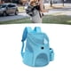 thumbnail image 5 of Mochila transportadora de mascotas, de malla transpirable, plegable, portátil, con bolsillo para refrigerios, para viajes, senderismo y acampada., 5 of 11