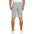 thumbnail image 3 of INSPIRE CHIC Men's Linen Texture Above Knee with Pockets Formal Shorts 36 Light Gray, 3 of 6