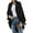 Black, variant on CoCopeaunts Women's Chunky Cardigan Fall Oversized Open Front Color Block Batwing Long Sleeve Knit Sweaters Cardigan Wrap