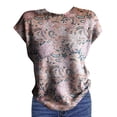 thumbnail image 5 of ZJXFGS Womens Short Sleeve Sweater Short Sleeve Sweaters formal Tops Sweaters for Women Trendy Pink XL, 5 of 5