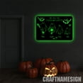 thumbnail image 4 of Craftnamesign Custom Ghost Family Halloween Metal Wall Art with LED Light, Metal Art for Halloween, 4 of 5
