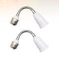 thumbnail image 2 of 2pcs Light Bulb Holder E27 Flexible Extension Adapter Light Bulb Screw Socket Converter, 2 of 8