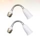 thumbnail image 4 of 2pcs Light Bulb Holder E27 Flexible Extension Adapter Light Bulb Screw Socket Converter, 4 of 5