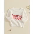thumbnail image 5 of Suealasg Baby Boys Girls Christmas Sweaters Long Sleeve Star Letter Embroidery Knit Pullovers Tops 6M 1T 2T 3T Fall Winter Knitwear Clothes for Toddler Boys Girls, 5 of 9