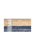 thumbnail image 5 of Unique Loom Braided Jute Collection Area Rug - Goa (8' x 10' Oval Natural/Navy Blue), 5 of 7