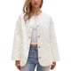 thumbnail image 1 of CHAQUETA PUFFER ELEGANTE INSPIRE CHIC PARA MUJERES, DE MANGA LARGA, CON BOTONES A PRESIÓN, CHAQUETAS DE PLUMÓN, L BLANCA, 1 of 6