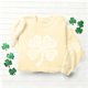 thumbnail image 2 of TaTaai Womens St Patricks Day Print Sweatshirt Long Sleeve Crewneck Casual Pullover Fleece Lined Holiday Top Gift, 2 of 6
