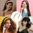 thumbnail image 4 of Diadema a cuadros para mujeres y niñas, aros antideslizantes para el cabello, 4 of 5