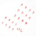 thumbnail image 2 of 24 uñas postizas brillantes, cobertura completa, uñas postizas para mujeres y niñas, 2 of 5