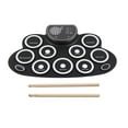 thumbnail image 4 of Roll Up Drum Set, 18 Horas de Juego de Juego Set de batería electrónica Light Wese para Niños de Más de 3 Años para Jugar en Casa, 4 of 7