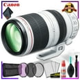 thumbnail image 1 of Canon EF 100-400mm F/10-5.6L IS Lens (Intl Model) +Color Lens Filter Kit and Cle, 1 of 7
