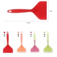 thumbnail image 5 of Utensilios de cocina de silicona de colores aleatorios, espátula para carne de res, huevos, raspador de cocina, utensilios de cocina anchos para pizza, pala, 5 of 5