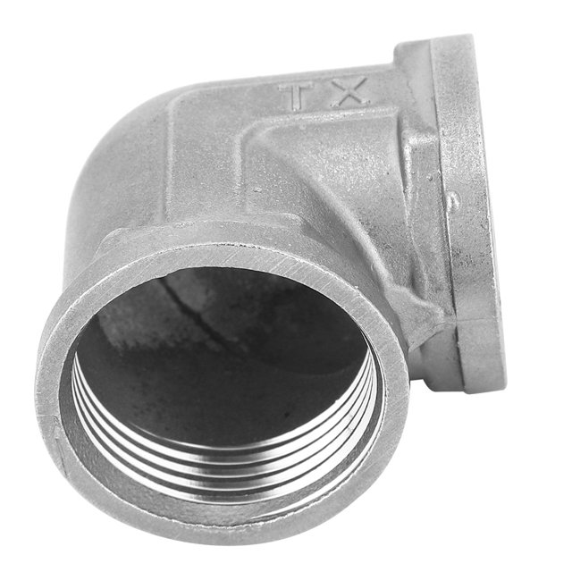 Proyectos De Bricolaje Conector De Codo De Tubería Roscada, Conector Roscado, Acero Inoxidable Resistente Al Desgaste Para Hardware De Plomería Materiales De Construcción De Gas