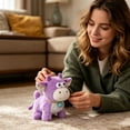 thumbnail image 5 of Electronic Walking Plush Cow Toy with Sound Moving Tail Simulation Animal Interactive Pet for Kids Battery Operated Batteries Not Included, 5 of 5