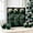 Green, variant on Velvet Christmas Ornaments Set Of 9 Glitter Diamond Decorative Holiday Balls White