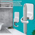 thumbnail image 5 of 4 Piezas Soporte para Fregona Soporte para Escoba Montado en la Pared para Puerta de Pared Pinzas para Escoba y Fregona Colgador Autoadhesivo para Escoba y Recogedor Organizador de Soporte p, 5 of 5