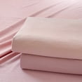 thumbnail image 5 of 3 Pieces Striped Pinstripe Duvet Cover Set Breathable Durable 100% Washed Cotton Pink Comforter Cover for All Seasons Chic Linen Like Textured King Bedding Set, 5 of 5