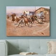 thumbnail image 2 of wall26 - Smoke by Charles Marion Russell - Canvas Print Wall Art Famous Painting Reproduction - 16" x 24", 2 of 5