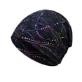 thumbnail image 2 of Women's Baggy Slouchy Beanie Hat Cap Scarf Black, 2 of 4