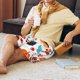thumbnail image 5 of Fotbe Autumn Pumpkins Fall Leaves Pantalones Cortos de Pijama para Hombre, Ropa de Dormir, Pantalones de Pijama Cortos para Hombre-Medium, 5 of 6