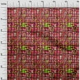 thumbnail image 3 of oneOone Cotton Cambric Red Fabric Abstracts Fabric For Sewing Printed Craft Fabric By The Yard 42 Inch Wide, 3 of 4