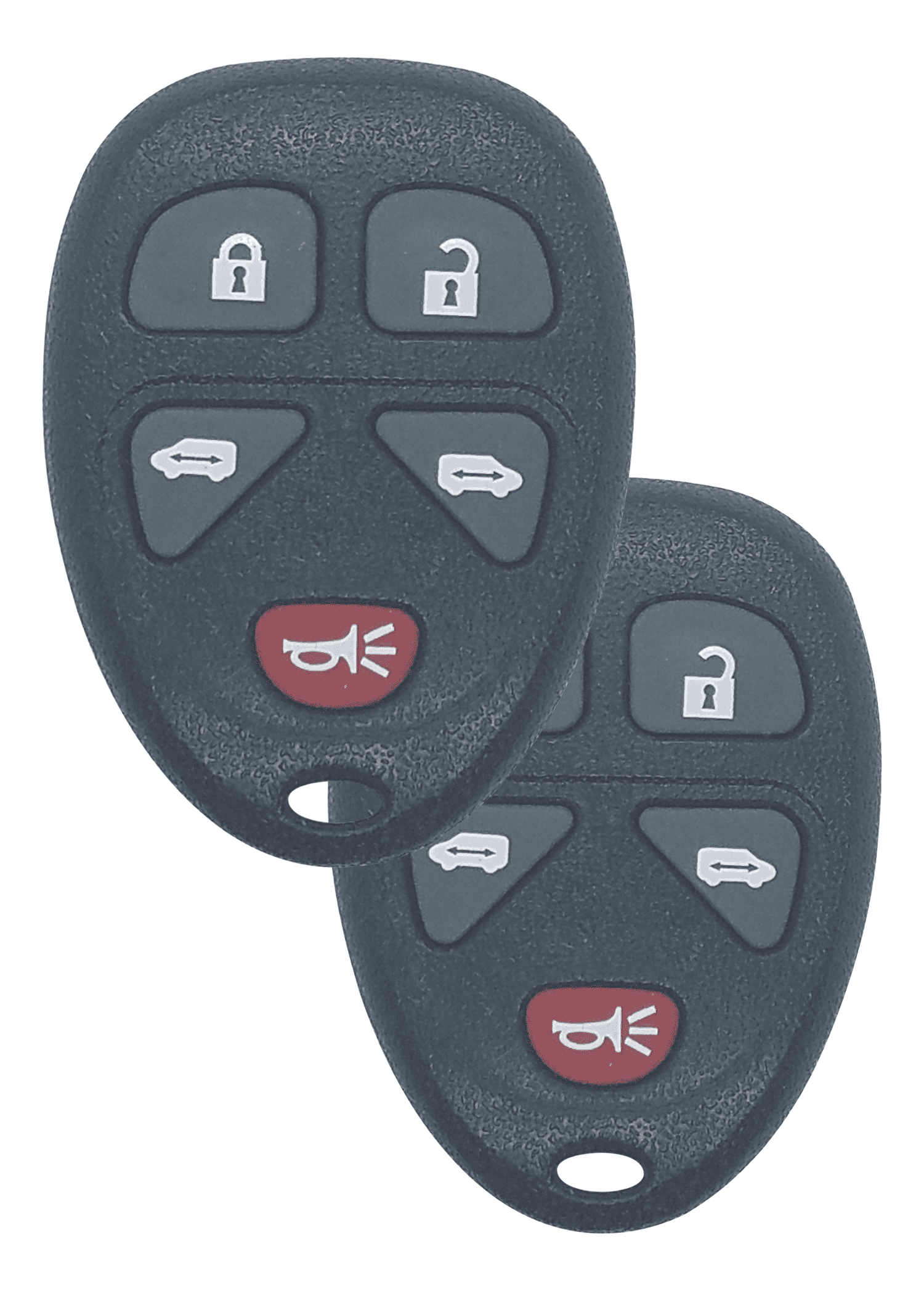 REMOTE STORE Pair Of 5 Button Replacements For CHEVROLET BUICK 
