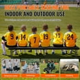 thumbnail image 6 of KFFKFF 6 ft Plastic Folding Bench, Portable Seat for Indoor/Outdoor Use, Ideal for Picnics, Parties, Camping, Dining, and Multipurpose Activities, Foldable Design with Smooth HDPE Surface, Black, 6 of 9