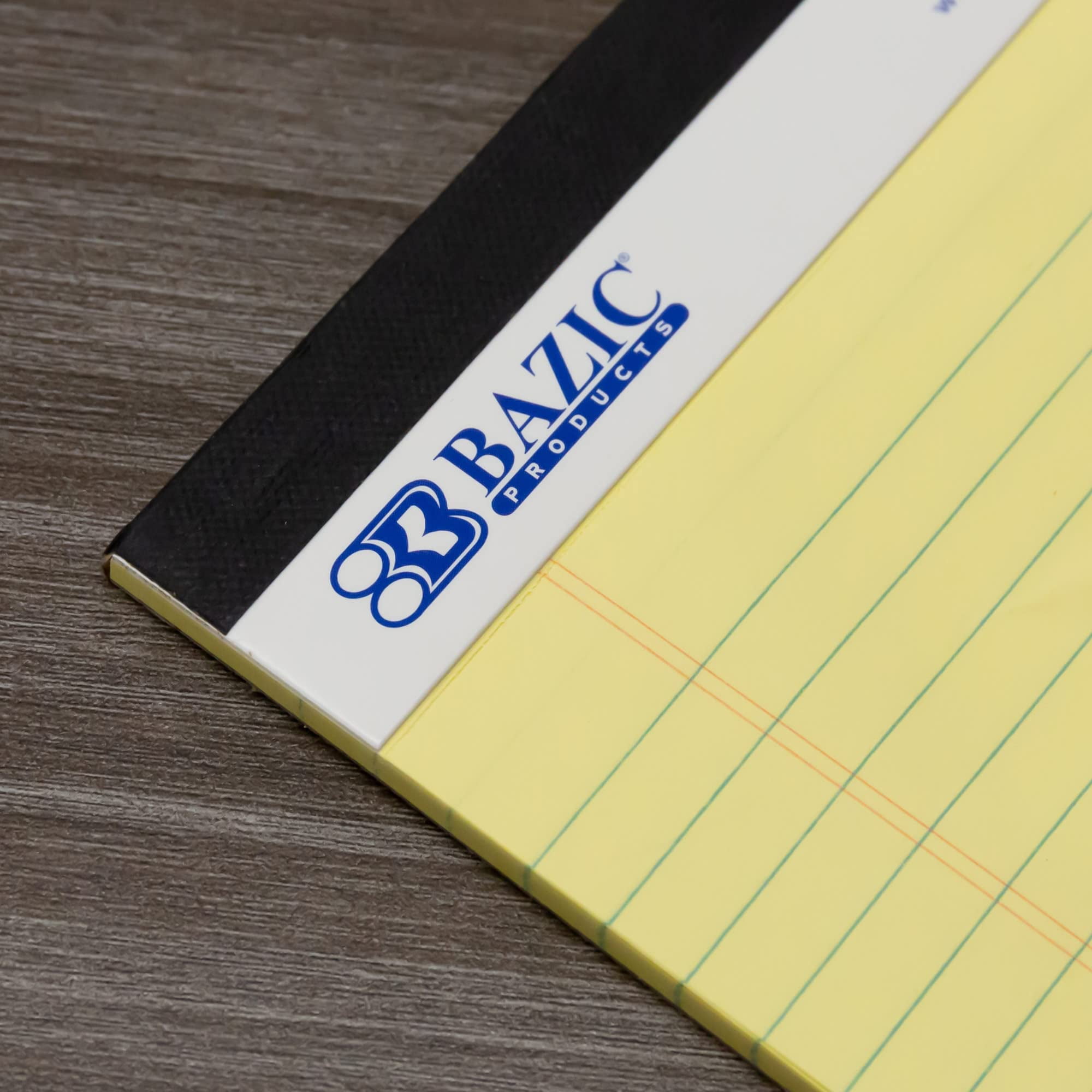 BAZIC Perforated Writing Pad, 50 Sheets 8.5"x11.75", Total 12 Count